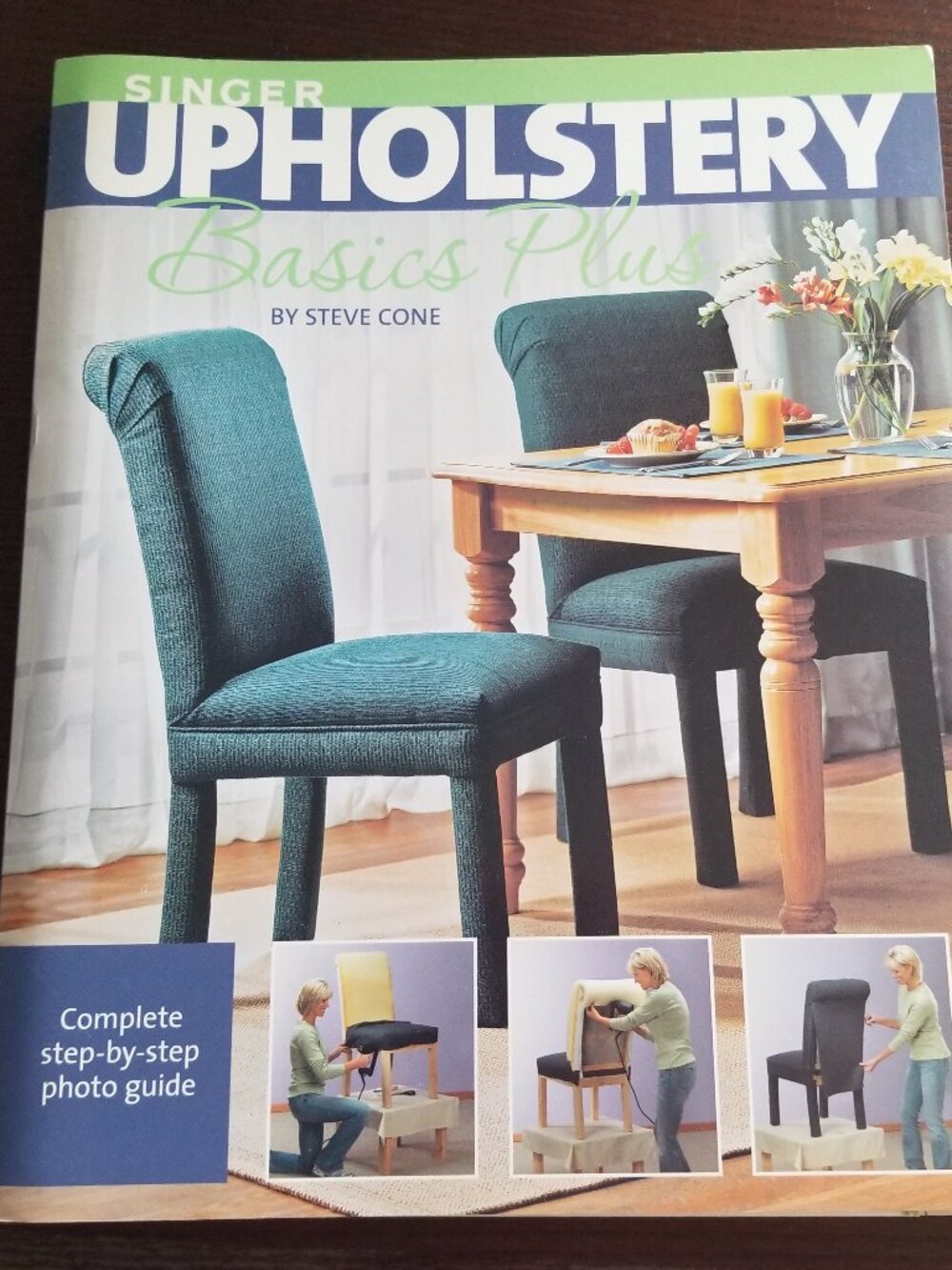 DIY Upholstery Book Step by Step Singer Beginner Friendly Recover Furniture